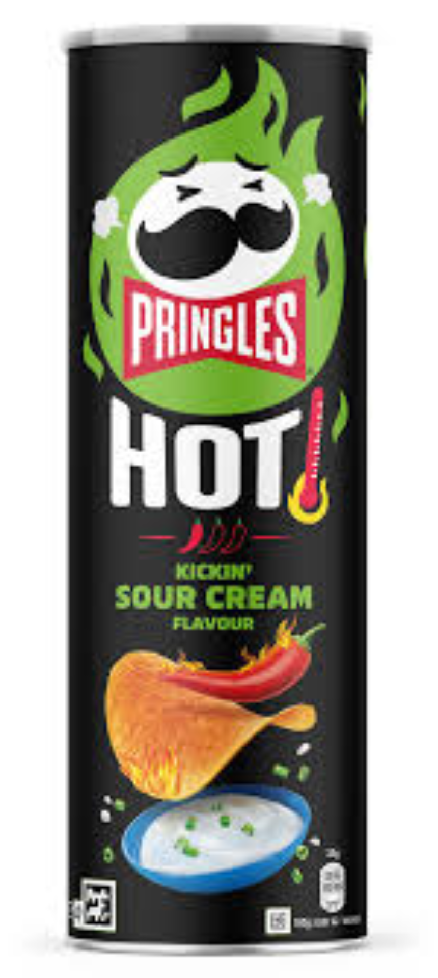 PRINGLES HOT KICKING SOUR CREAM 160G